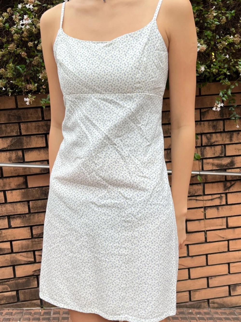 Brandy Melville Colleen Ditsy Floral Babydoll Dress OS